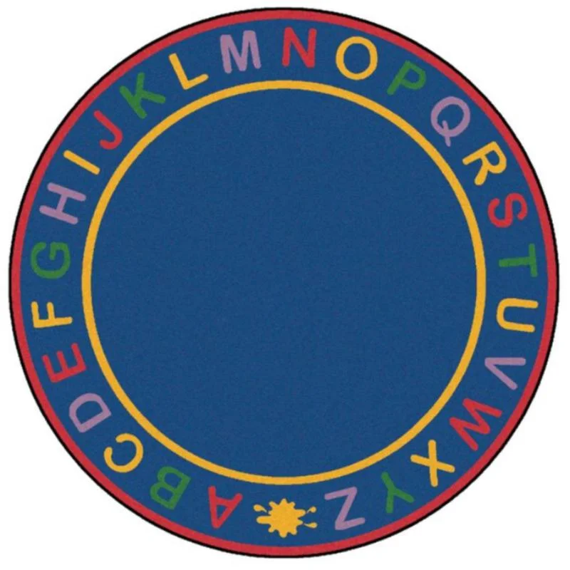 Alpha Round Classroom Rug