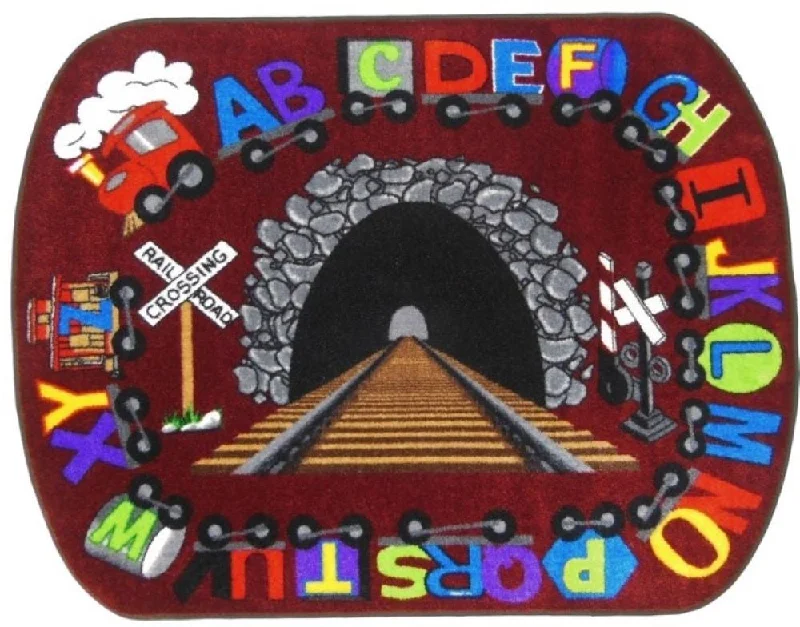 Alphabet Express Train Rug