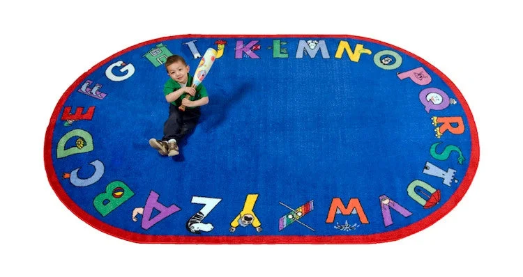 Alphabet With Attitude School Rug