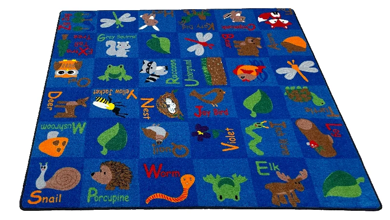 Animals In The Forest Children's Wall to Wall Carpet