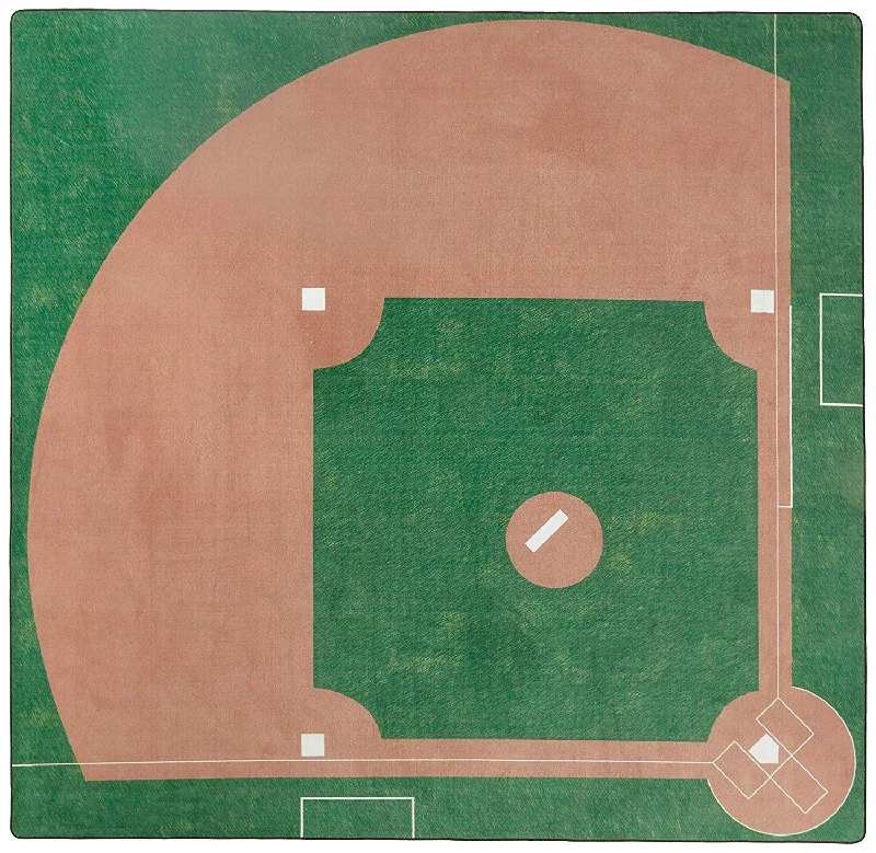 Baseball Field Rug