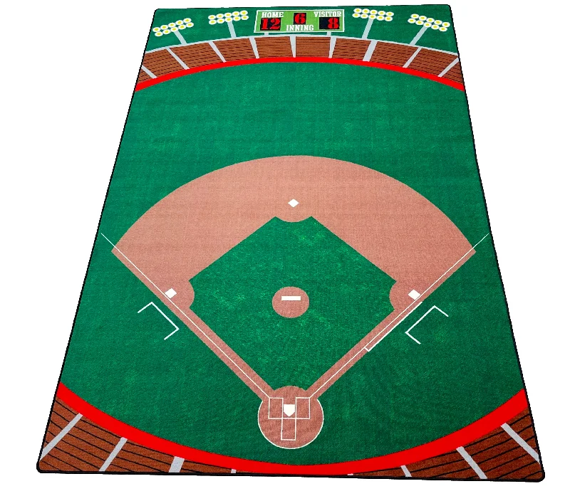 Baseball Stadium Rug