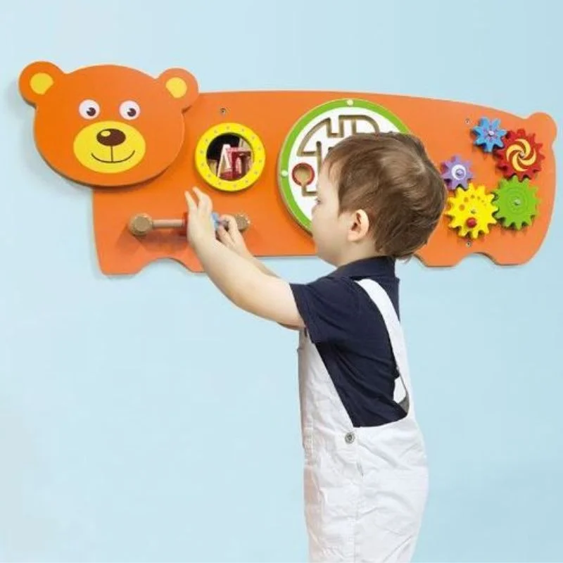 Bear Activity Sensory Wall Panel