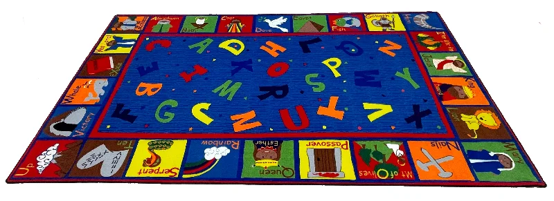 Bible Sunday School Rug With ABCs