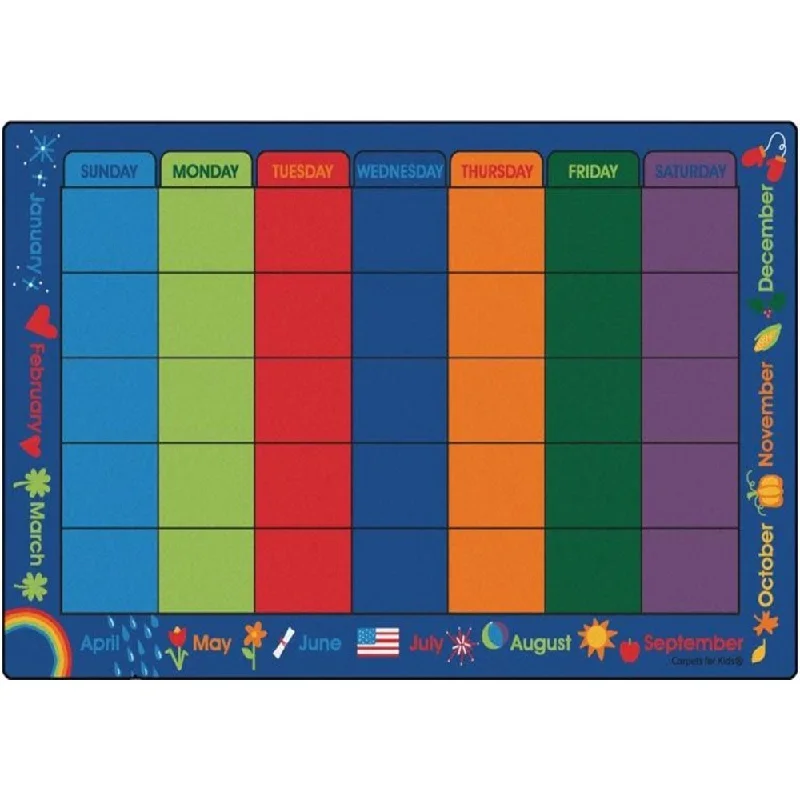 Calendar Celebrations Seating Rug