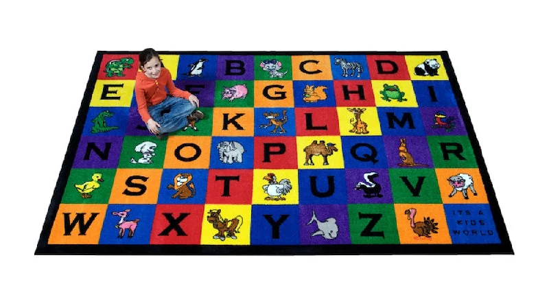 Charlie and Friends Alphabet Rug