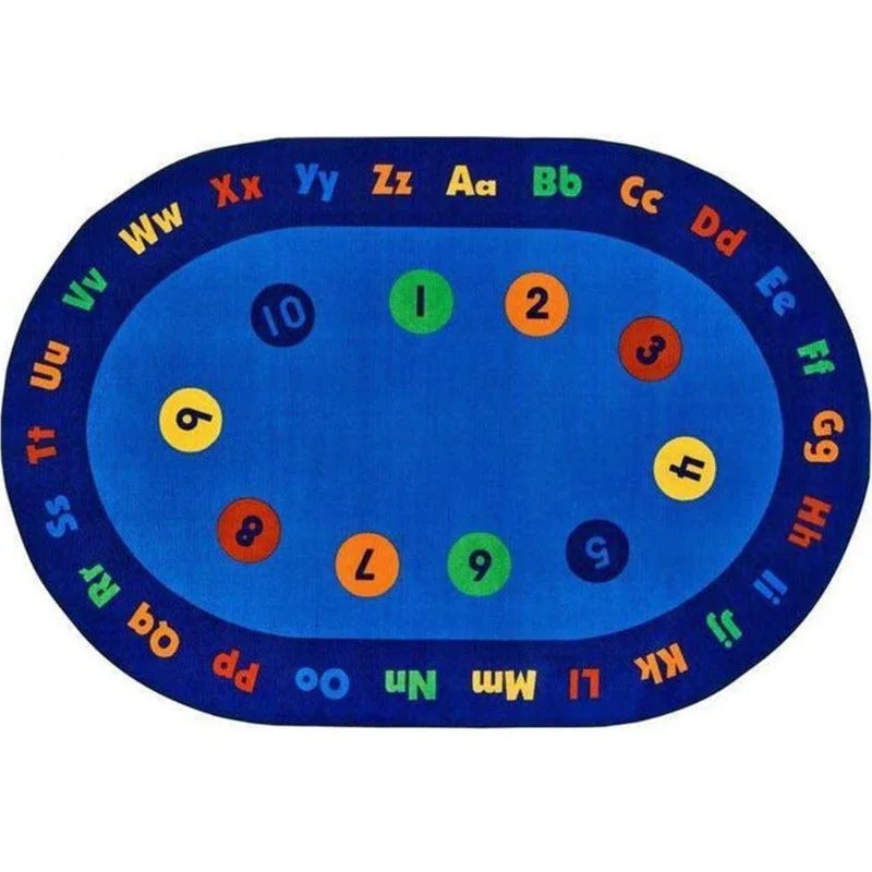 Circletime Early Learning Oval Classroom Rug