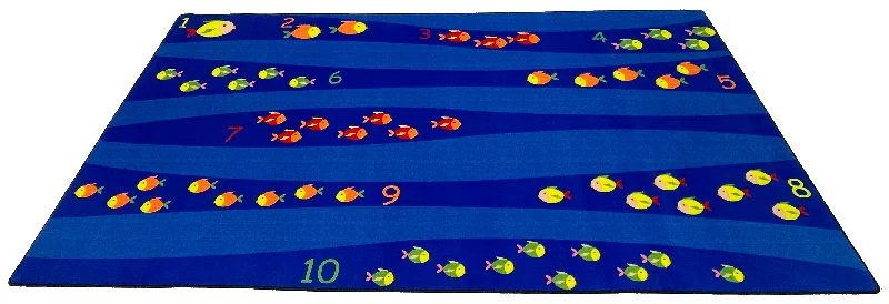 Classroom School of Fish Rug