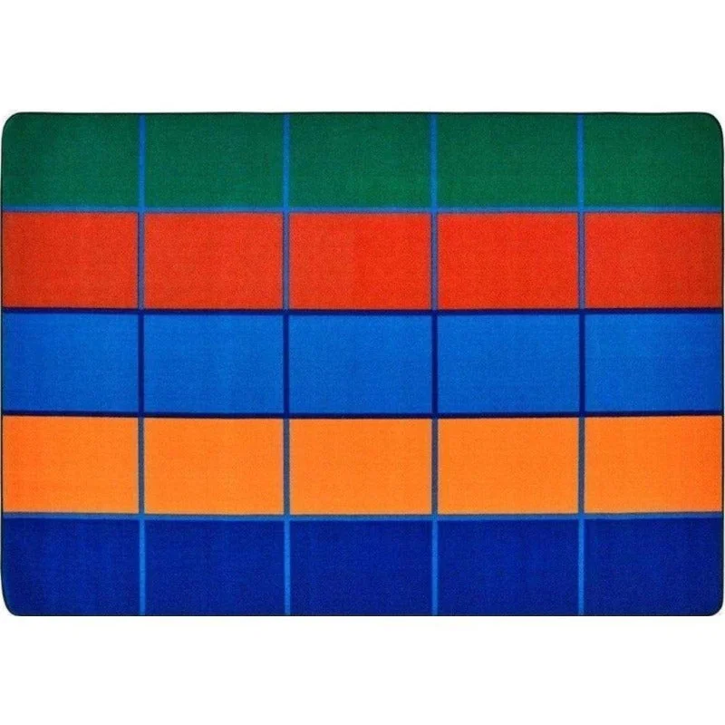 Color Blocks Classroom Seating Rug