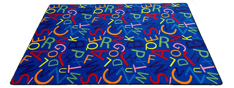 Colorful Letters Alphabet Rug for Kids