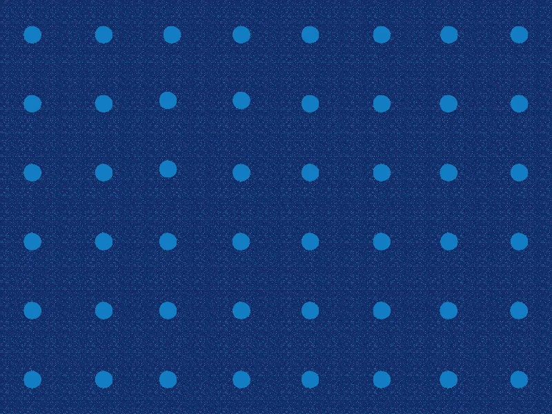 Dots In A Row Wall to Wall Carpet Blue on Blue