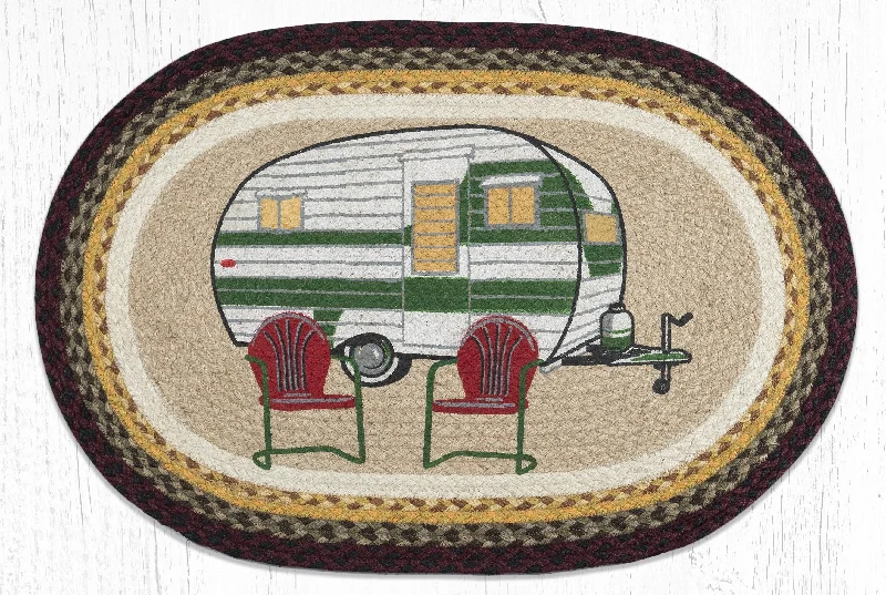 Earth Rugs OP-395 Camper Oval Patch 20``x30``