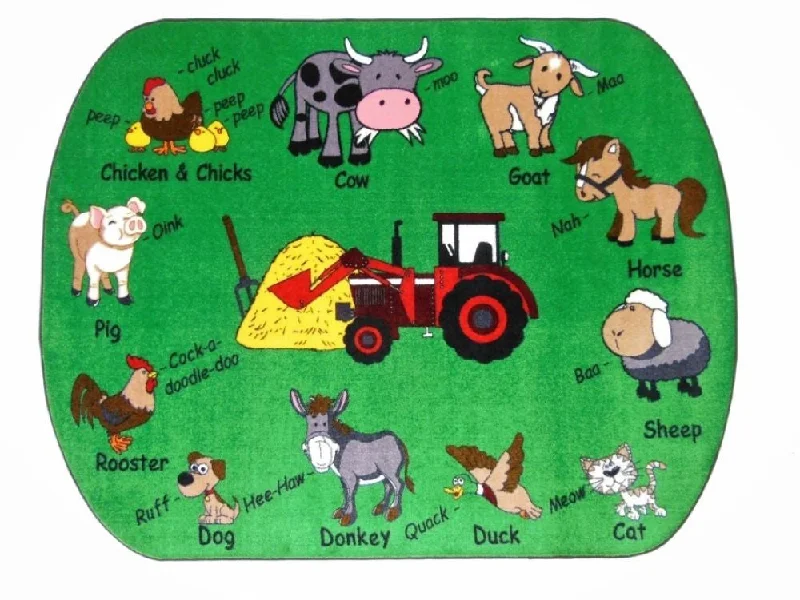 Farm Sounds Daycare Rug