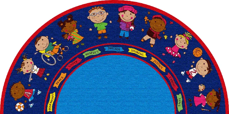 Friends Semicircle Rug