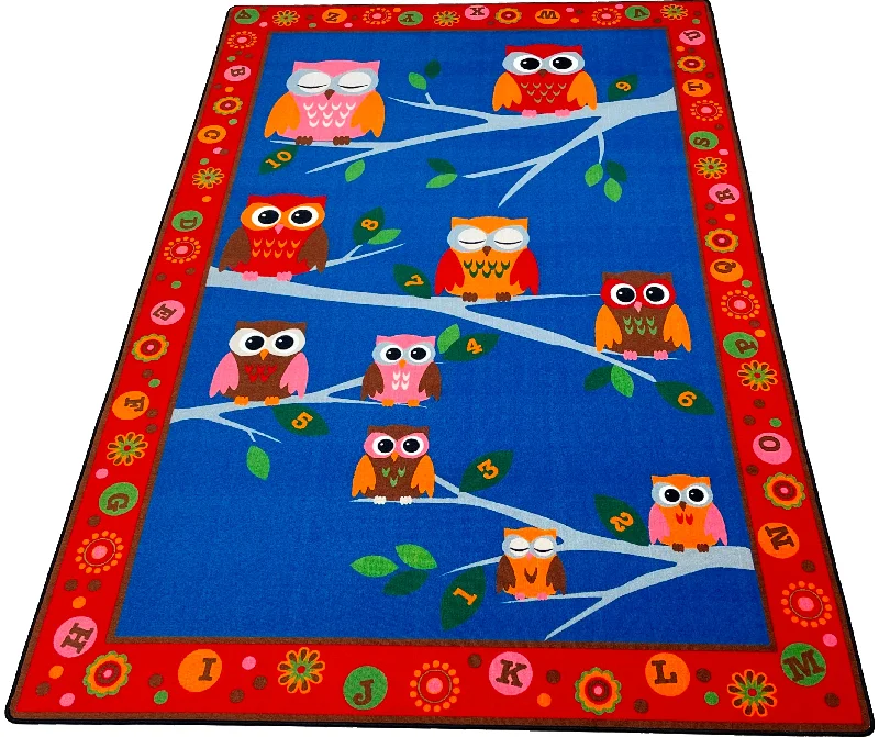 Hoot Hoot Owl Childrens Rug