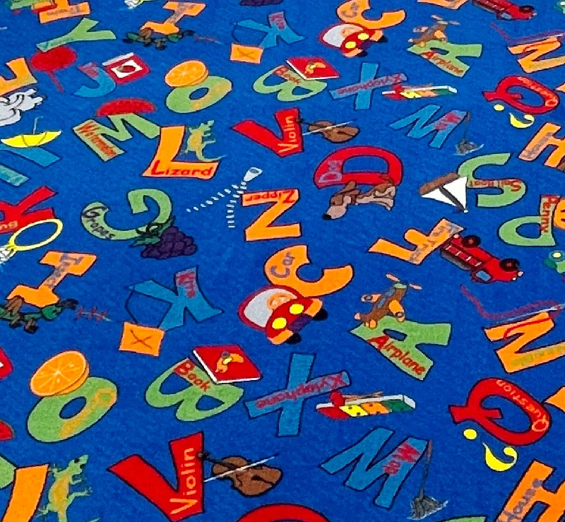 I Know My ABC's Children's Wall to Wall Carpet