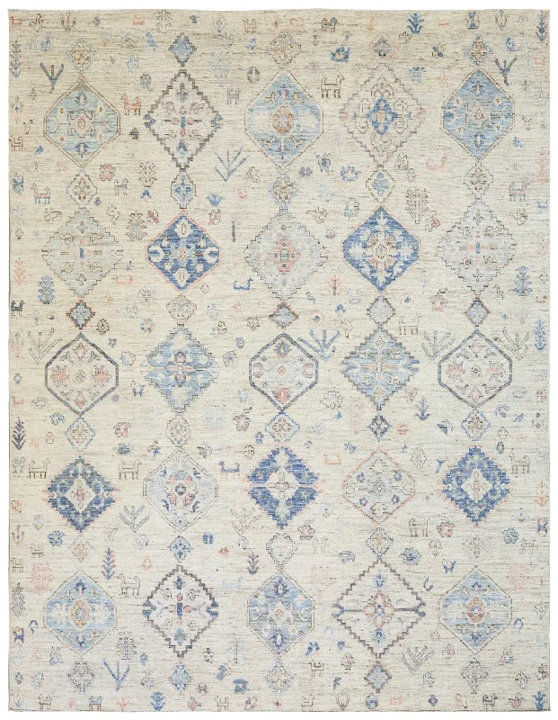 Memling Oushak Handwoven Tribal Rug, J75373