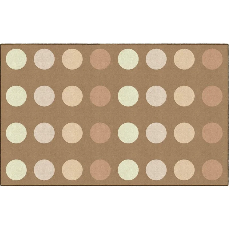 Neutral Color Criss Cross Seating Rug