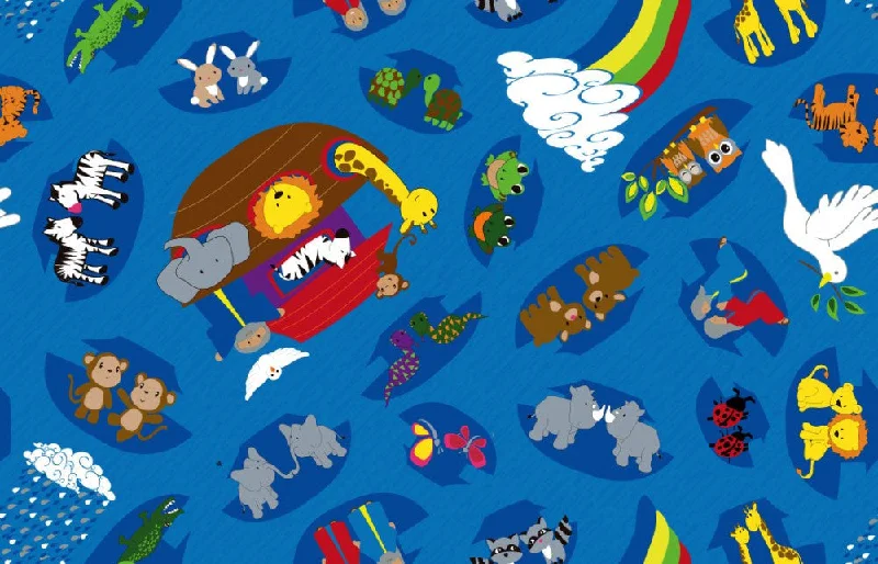 Noah's Animal Friends Wall to Wall Carpet