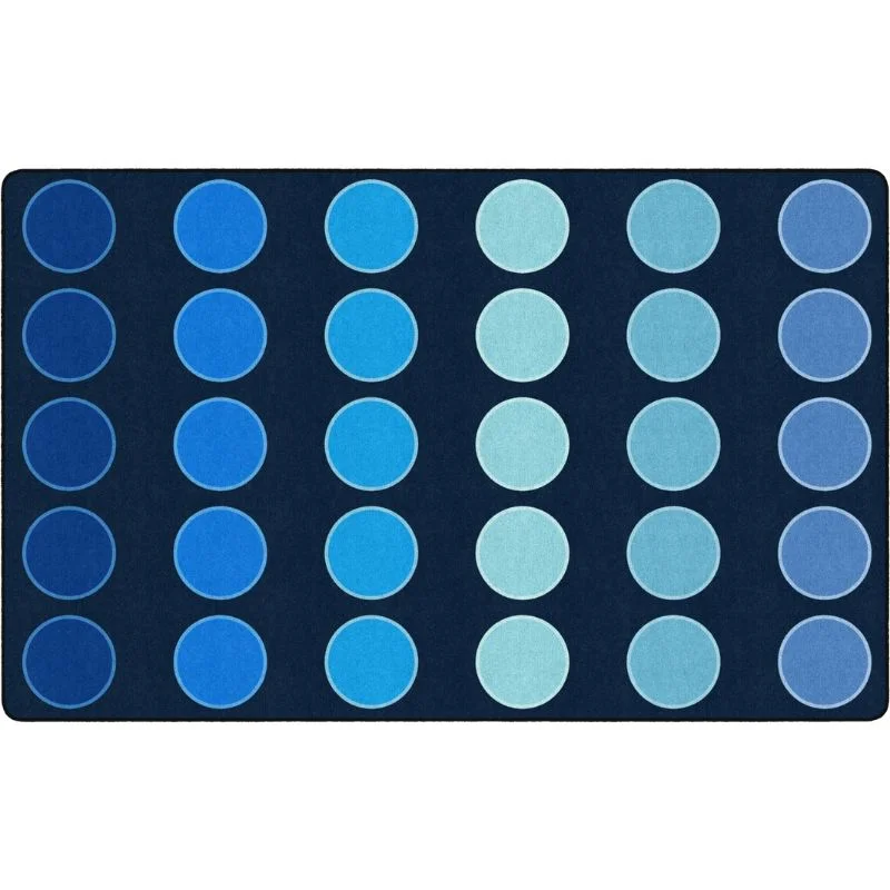 Ocean Dots Classroom Seating Rug