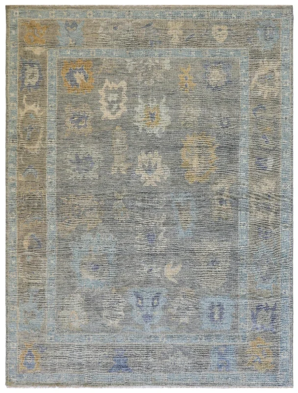 Oushak Handwoven Transitional Rug, J75465