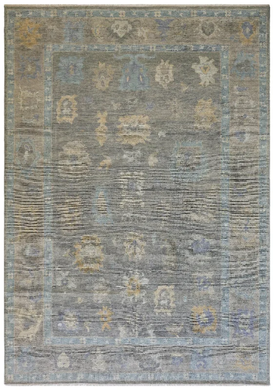 Oushak Handwoven Transitional Rug, J75466