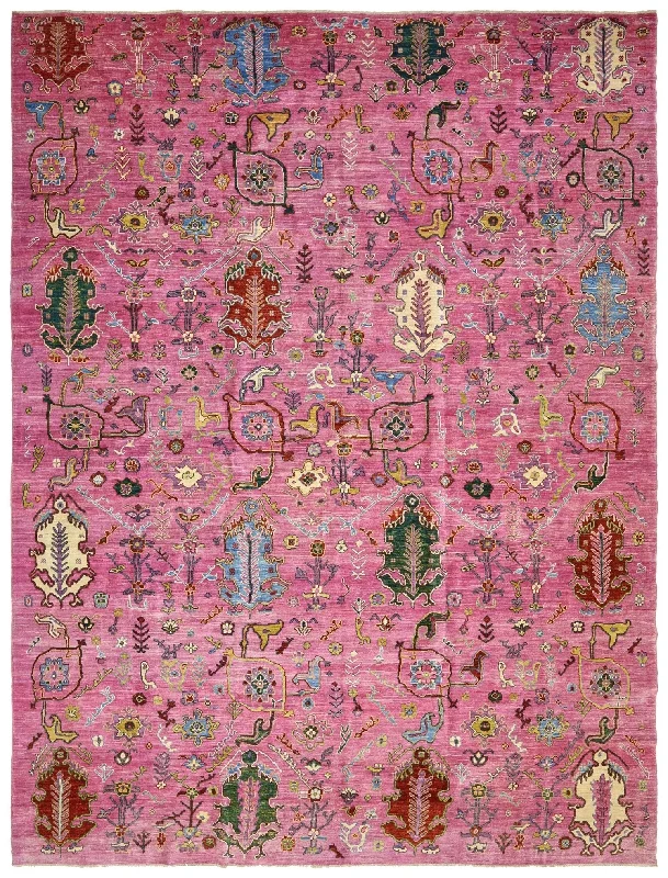 Oushak Handwoven Tribal Rug, J69784