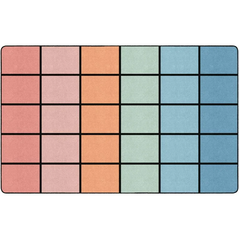 Pastel Paradise Classroom Seating Rug