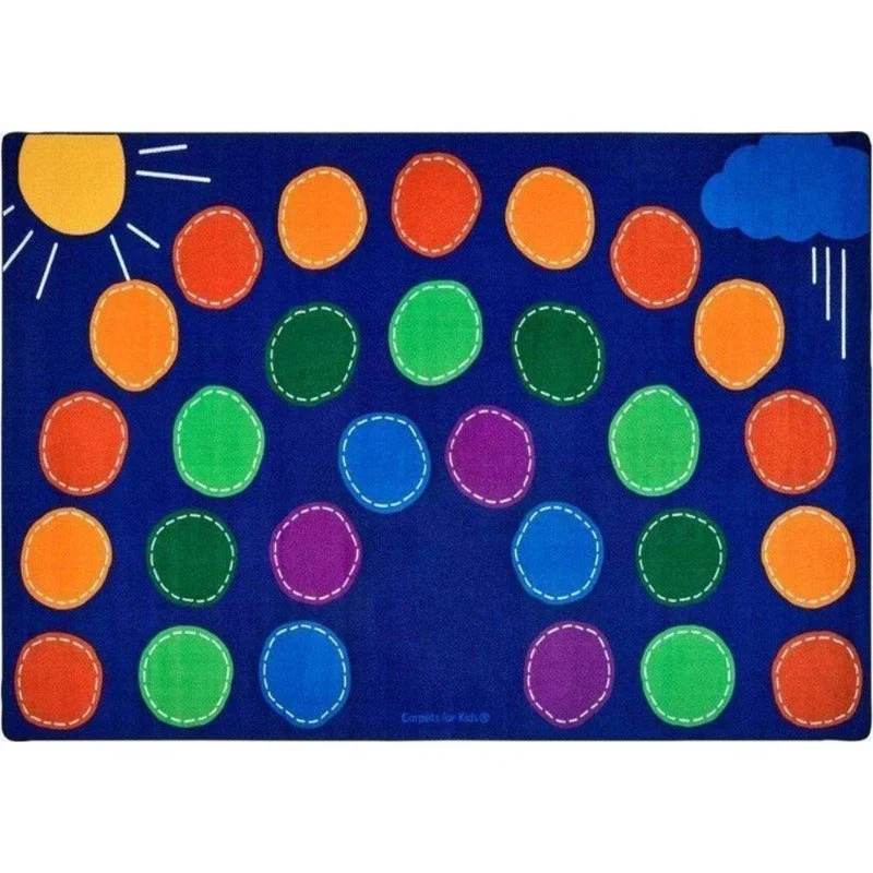 Rainbow Arch Seating Classroom Rug