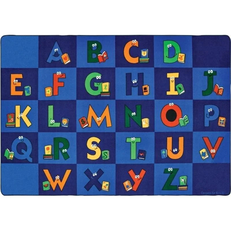 Reading Letters Classroom Seating Rug