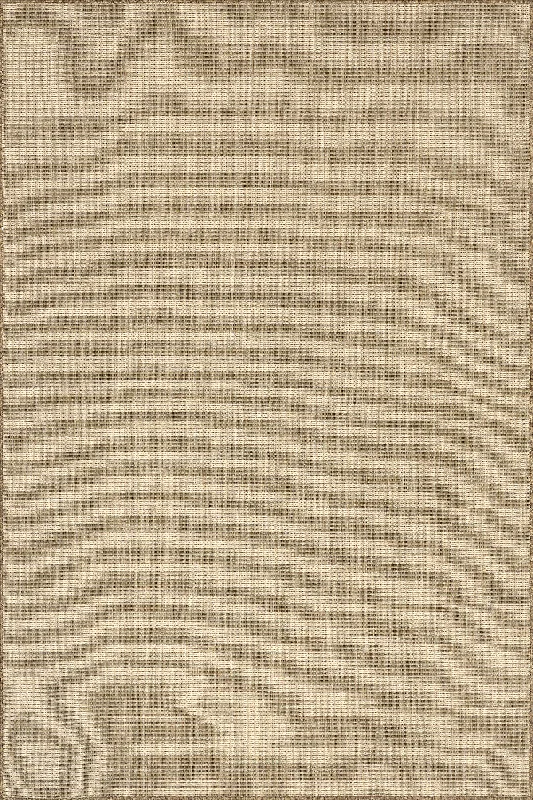 Sandra Solid Faux Jute Indoor/Outdoor Rug | Brown