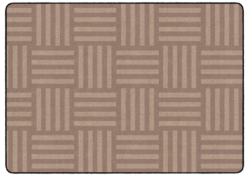 Tone on Tone Almond Hashtag Rug