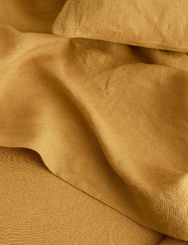 European Flax Linen Flat Sheet by Cultiver