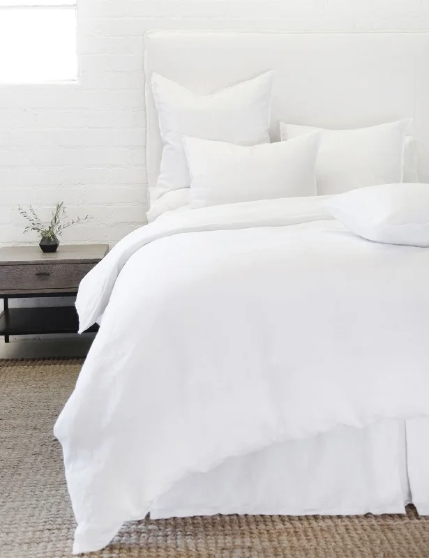 Blair Stonewashed Linen Duvet by Pom Pom at Home