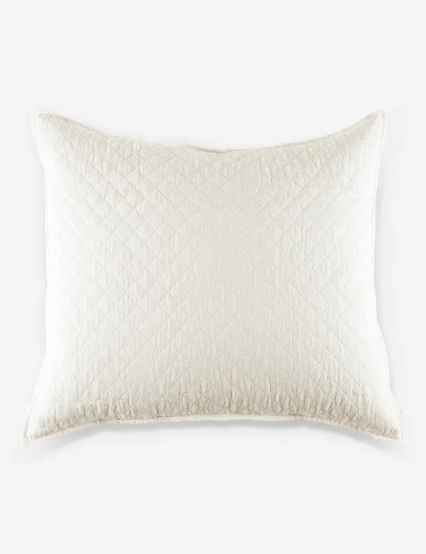 Hampton Quilted Sham by Pom Pom at Home